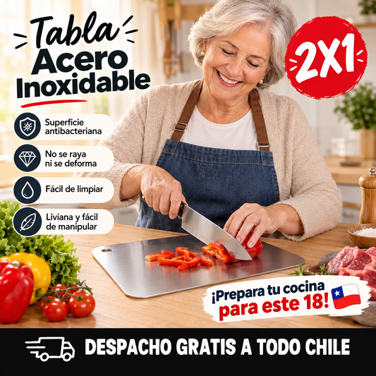 Tabla para cortar Acero Inoxidable